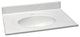 Design House 554592 31" Cultured Marble Vanity Top - Solid White