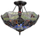 Dragan 2-Light Dragonfly Semi-Flush Ceiling Fixture