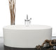 Be Bath 02 66x34x22, Glossy, Brushed Nickel Overflow, L