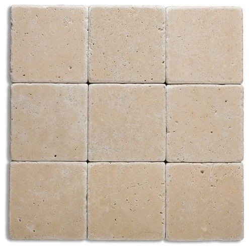 Tuscany Ivory 4x4 Tumbled