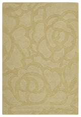 Jaipur Transitional Area Rug, Gold, 5'x7'