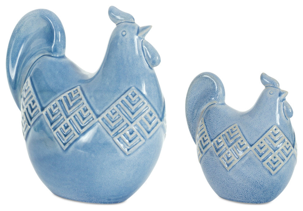 Ceramic Chicken, 2-Piece Set