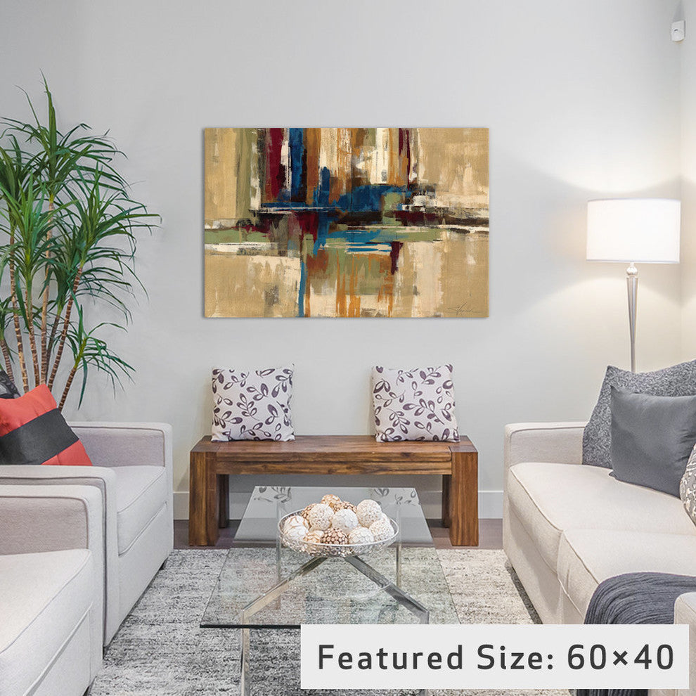 "Eucalyptus Bark Gallery" by Silvia Vassileva, 40x26x1.5"
