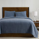Stonewashed Cotton Gauze Quilt, 1PC, French Blue, Full/Queen