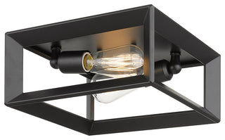 Smyth Flush Mount With Clear Glass Shade