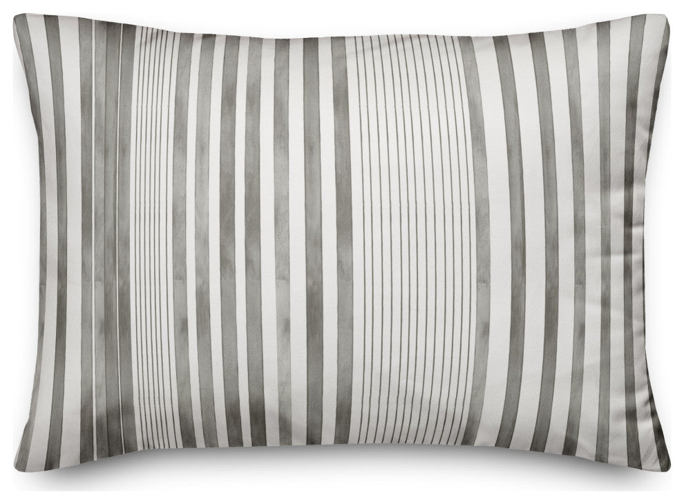 Stripes Watercolor 2 14"x20" Spun Poly Pillow