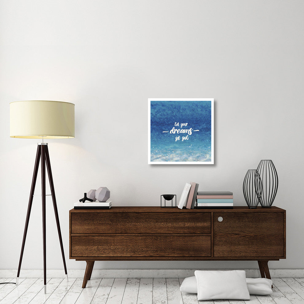 "Underwater Quotes II" Digital Paper Print by James Wiens, 26"x26"