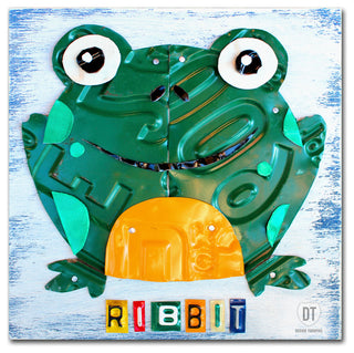 "Ribbit the Frog" Canvas Art by Design Turnpike