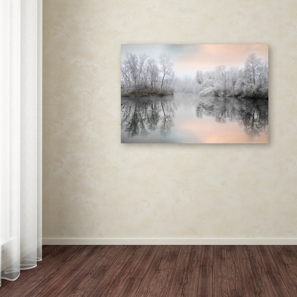 Philippe Sainte-Laudy 'White Silence' Canvas Art, 30" x 47"