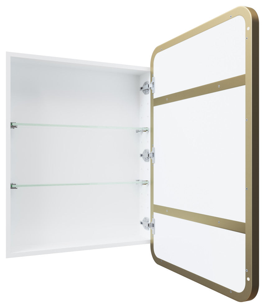 Medicine Cabinets, Satin Brass