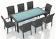District 9 Piece Dining Set, No Cushions