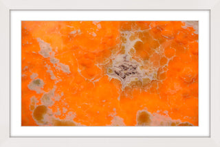 "Orange Pool" Framed Art Print