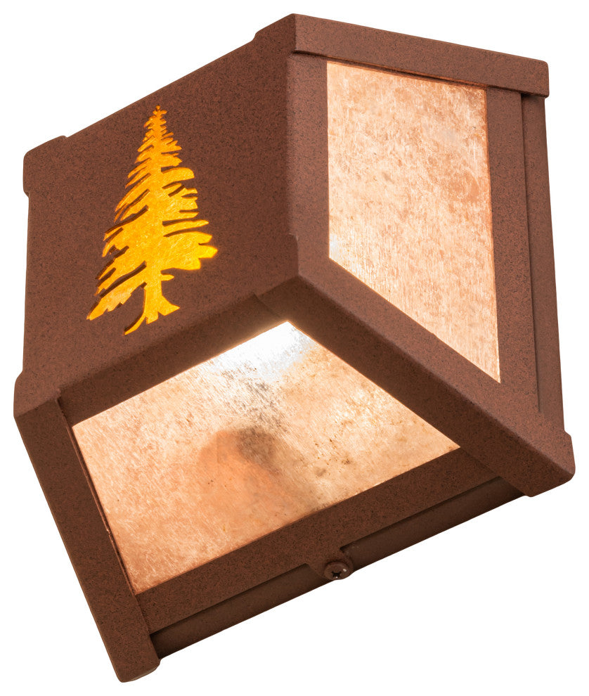 7 Wide Tall Pines Wall Sconce