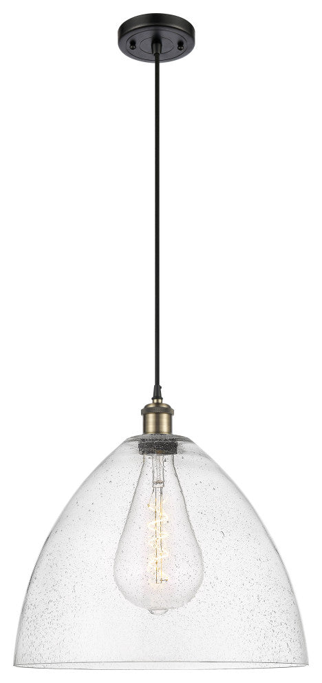 Innovations 516-1P-BAB-GBD-164 1-Light Pendant, Black Antique Brass