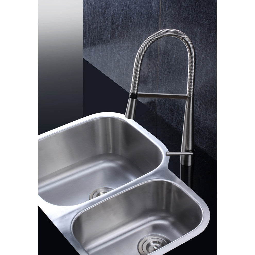 Ruvati RVM4500 Undermount Stainlesss Steel 29" Kitchen Sink Double Bowl