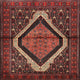 Ahgly Company Indoor Square Traditional Area Rugs, 4' Square