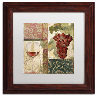 Color Bakery 'Sofia I' Matted Framed Art, Wood Frame, White Mat, 11x11