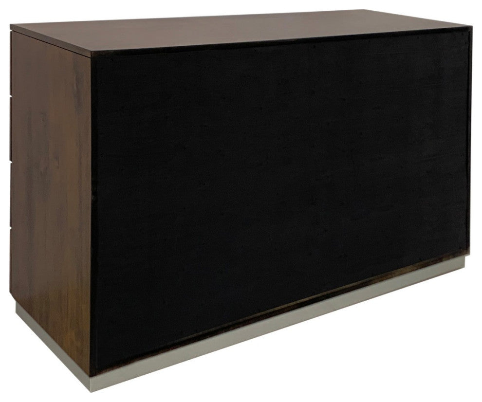 Safavieh Couture Brylin 8 Drawer Dresser Dark Walnut