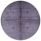 Ahgly Company Indoor Round Mid-Century Modern Area Rugs, 4' Round