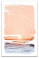 Peach And Blue Sunrise 12x18 Canvas Wall Art