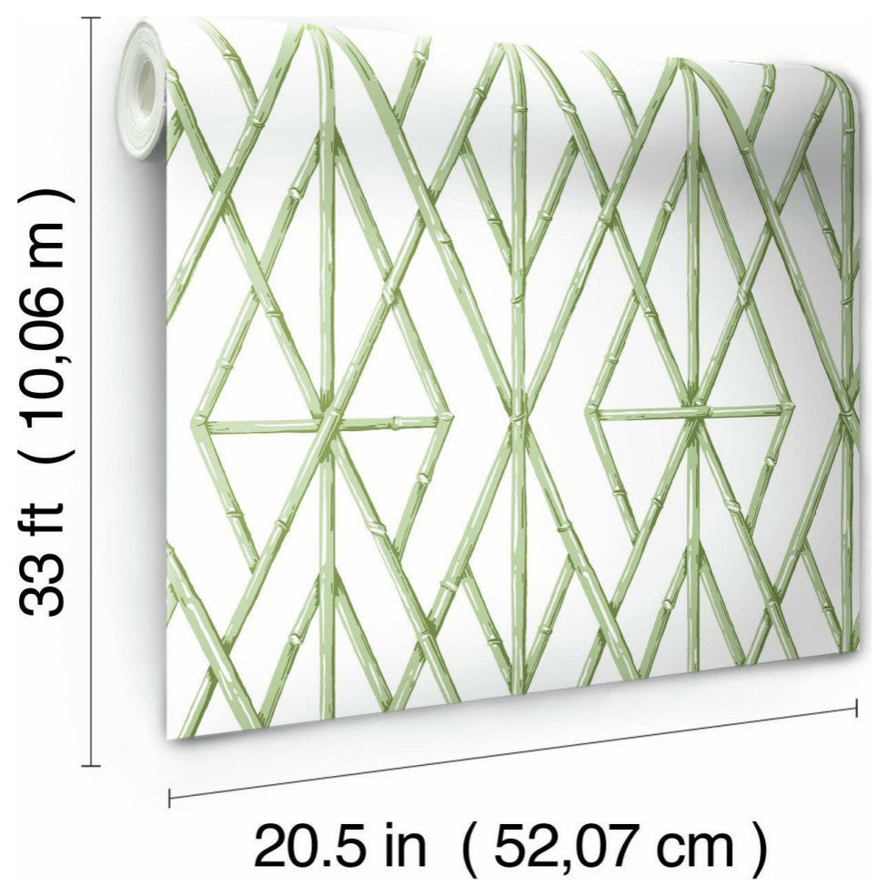 Riviera Bamboo Trellis Wallpaper