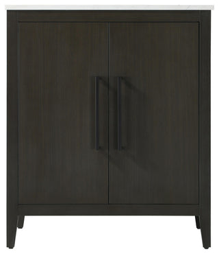 Home Living 30" Single Bathroom Vanity, Mocha Brown