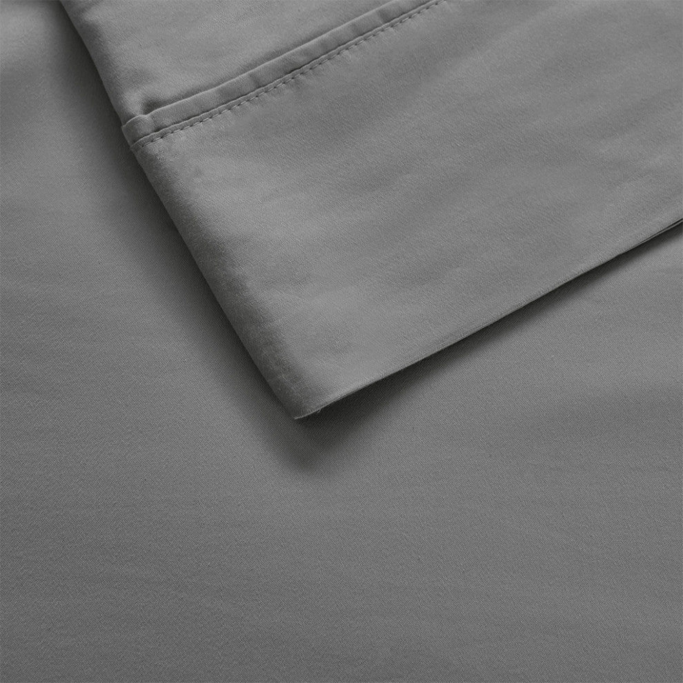 Beautyrest 1000 Thread Count Thermal Management Sheet Set, Dark Gray, Queen