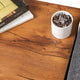 2-Tier End Table with Wooden Shelf for Living Room Bedroom