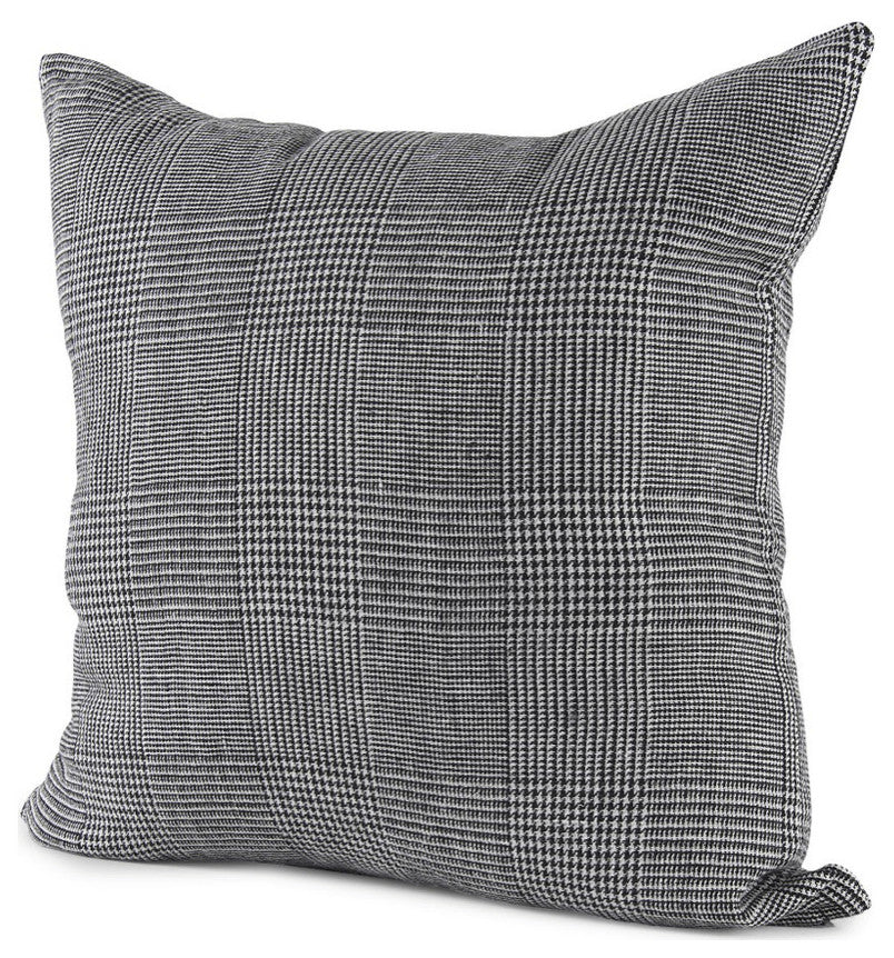 White And Black Pattern Throw Pillow Cover