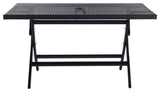 Safavieh Akita Outdoor Folding Table Black