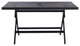 Safavieh Akita Outdoor Folding Table Black
