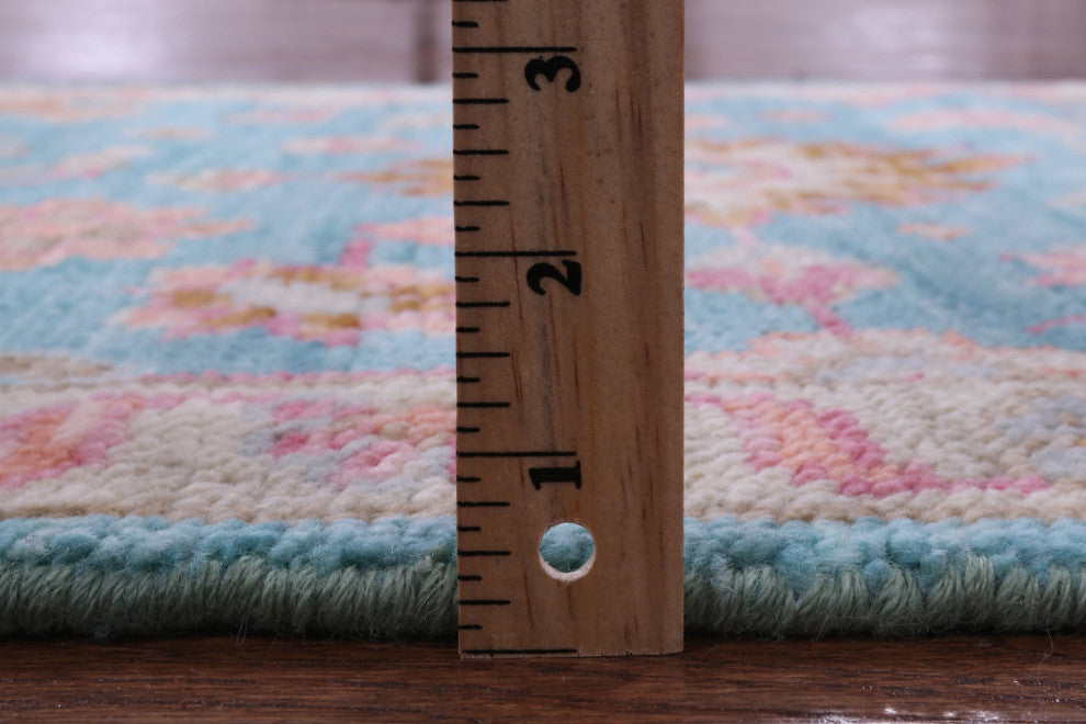 2' 8" X 8' 8" Runner Turkish Oushak Handmade Wool Rug - Q15485
