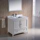 Fresca FVN2036AW Oxford 36" Antique White Traditional Bathroom Vanity