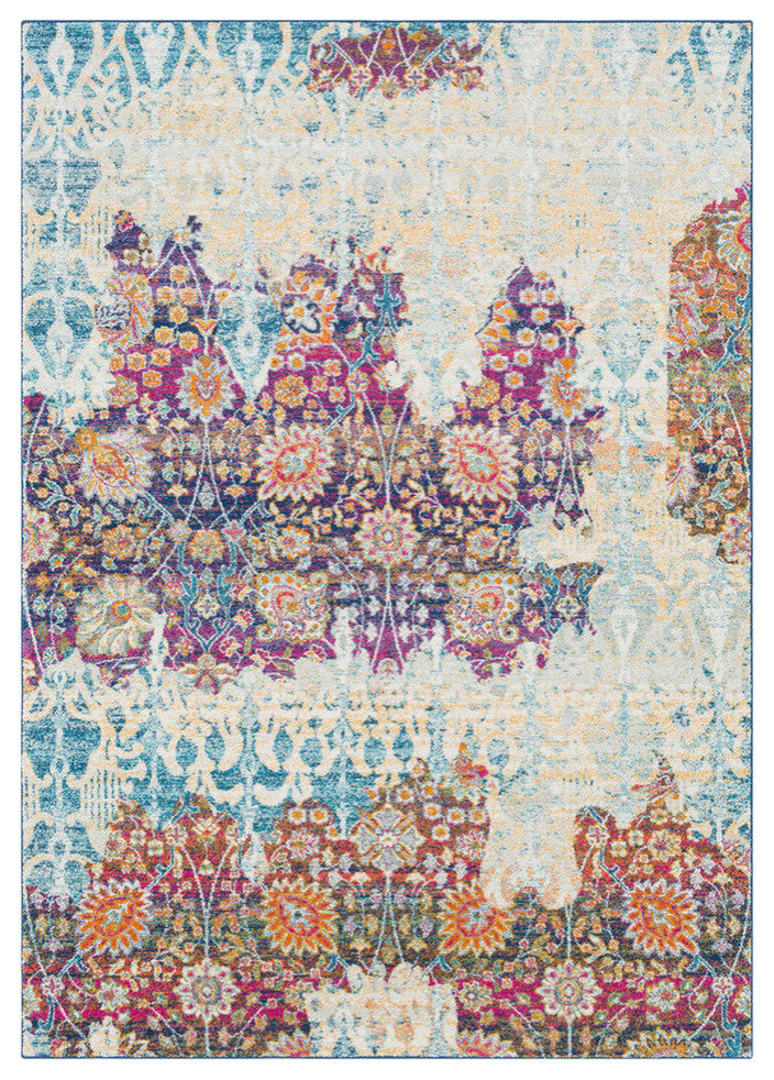 Harput Bohemian/Global Burnt Orange, Saffron Area Rug, 2'x3'