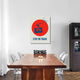 "Stay On Track Circle Poster 1" Fine Art Print