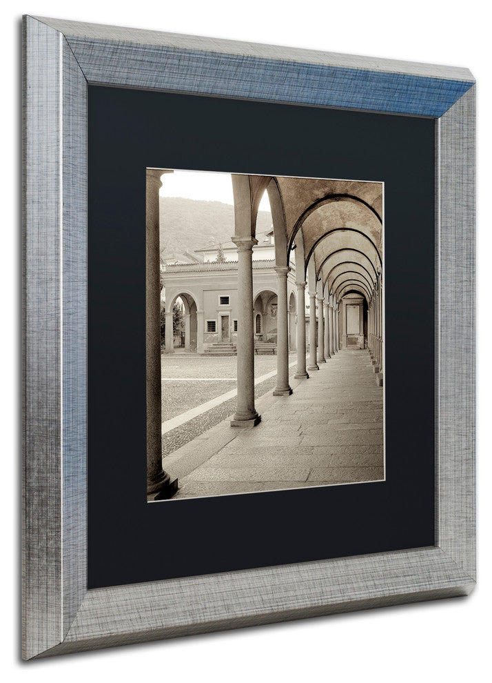 Alan Blaustein 'Piedmont IV' Art, Silver Frame, Black Mat, 16x16