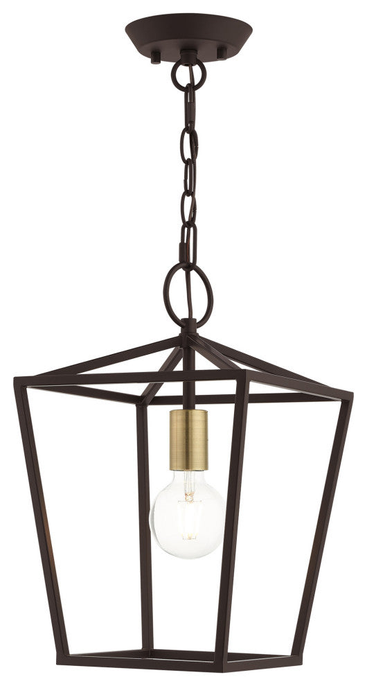 Devone 1 Light Bronze Lantern