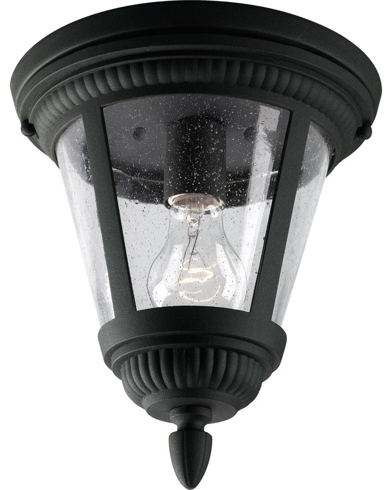 1-Light Close-To-Ceiling, Black