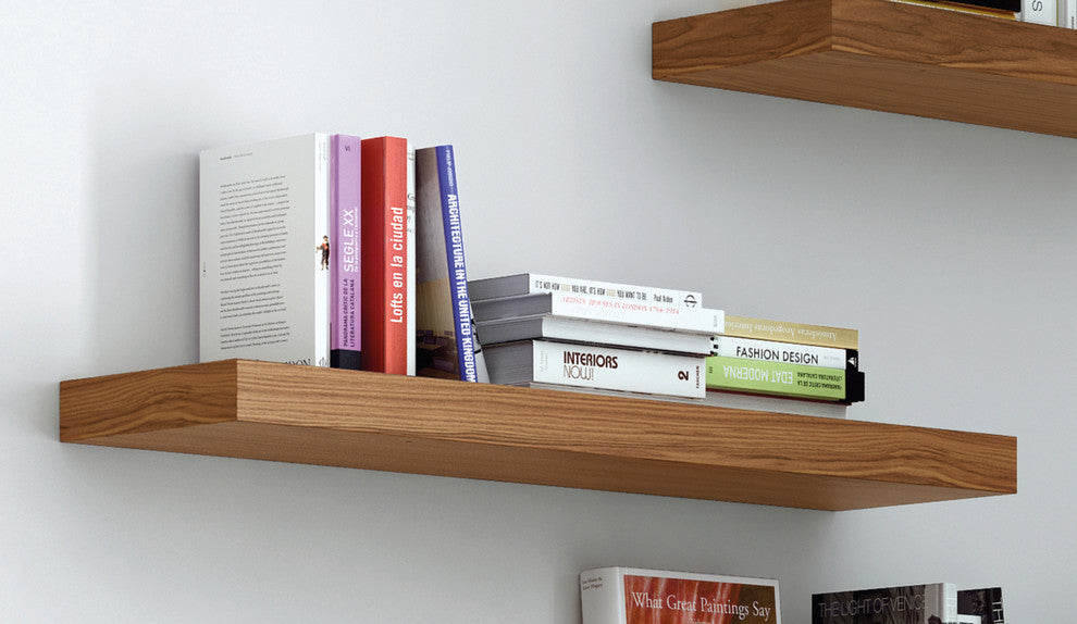 Balda Hanging Wall Shelf, Walnut2, 35"