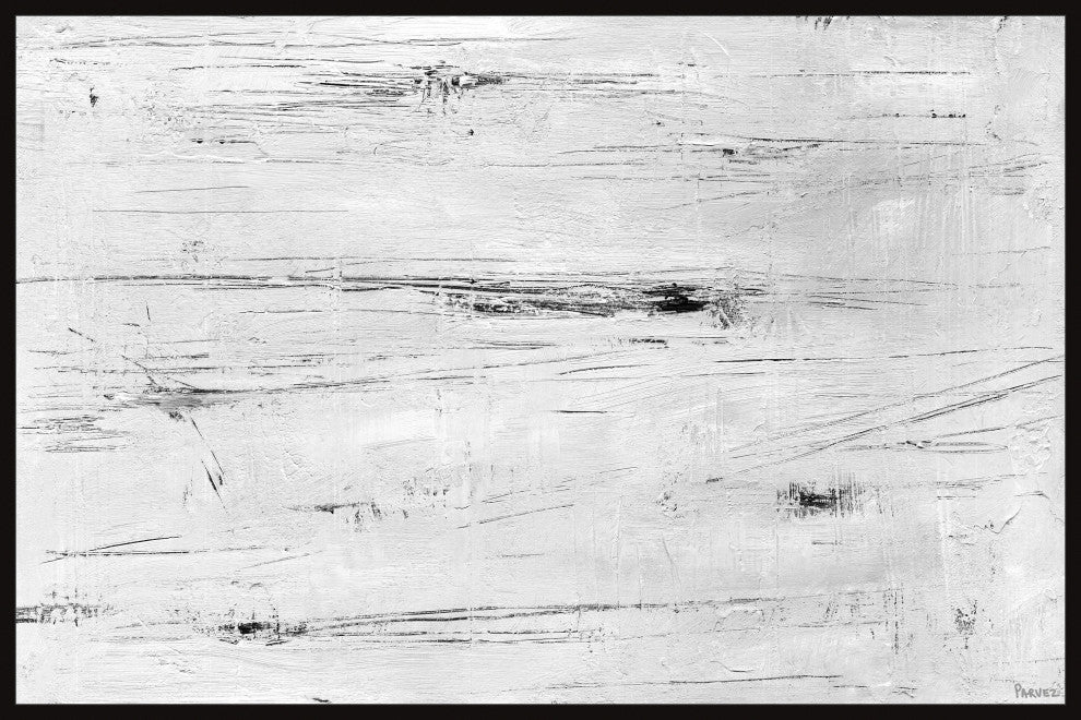 "Exact Direction" Floater Framed Painting Print on Canvas, 36x24