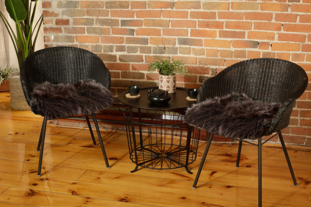 Laredo Seat Cushions 17"x17", Set of 2, Chocolate
