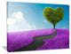 "Heart Tree" Abstract Digital Canvas Print, 20"x12"