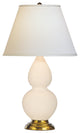 Small Double Gourd Accent Lamp, Bone