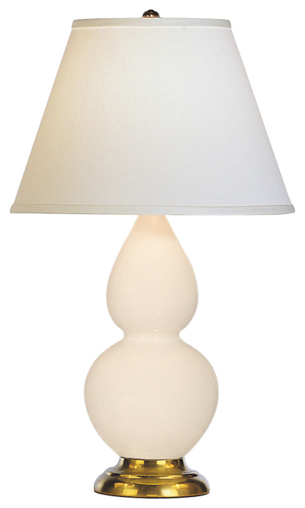 Small Double Gourd Accent Lamp, Bone
