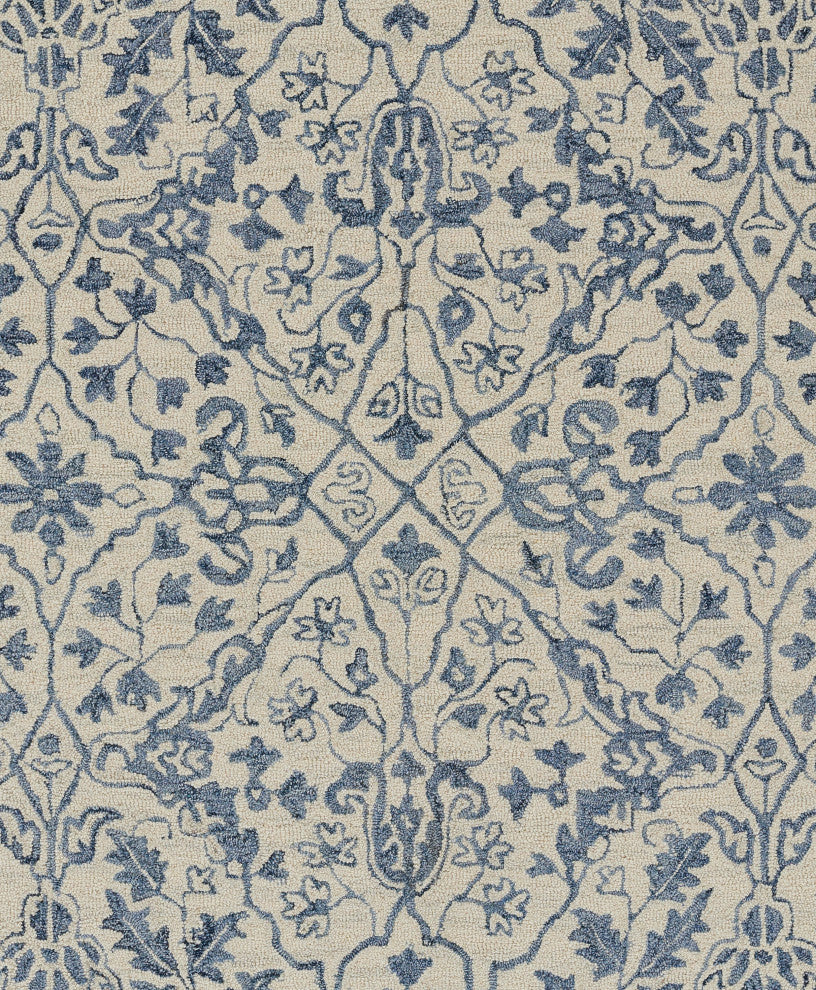Momeni Leiden Hand Tufted Wool Ivory Area Rug 2'6" X 8' Runner