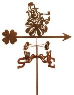Leprechaun Weathervane With 4 Sided Mount