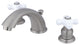 Kingston Brass Widespread Bathroom Faucet With Retail Pop-Up, Brushed Nickel
