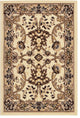 Unique Loom Ivory Washington Sialk Hill 2'' 2 x 3'' 0 Area Rug