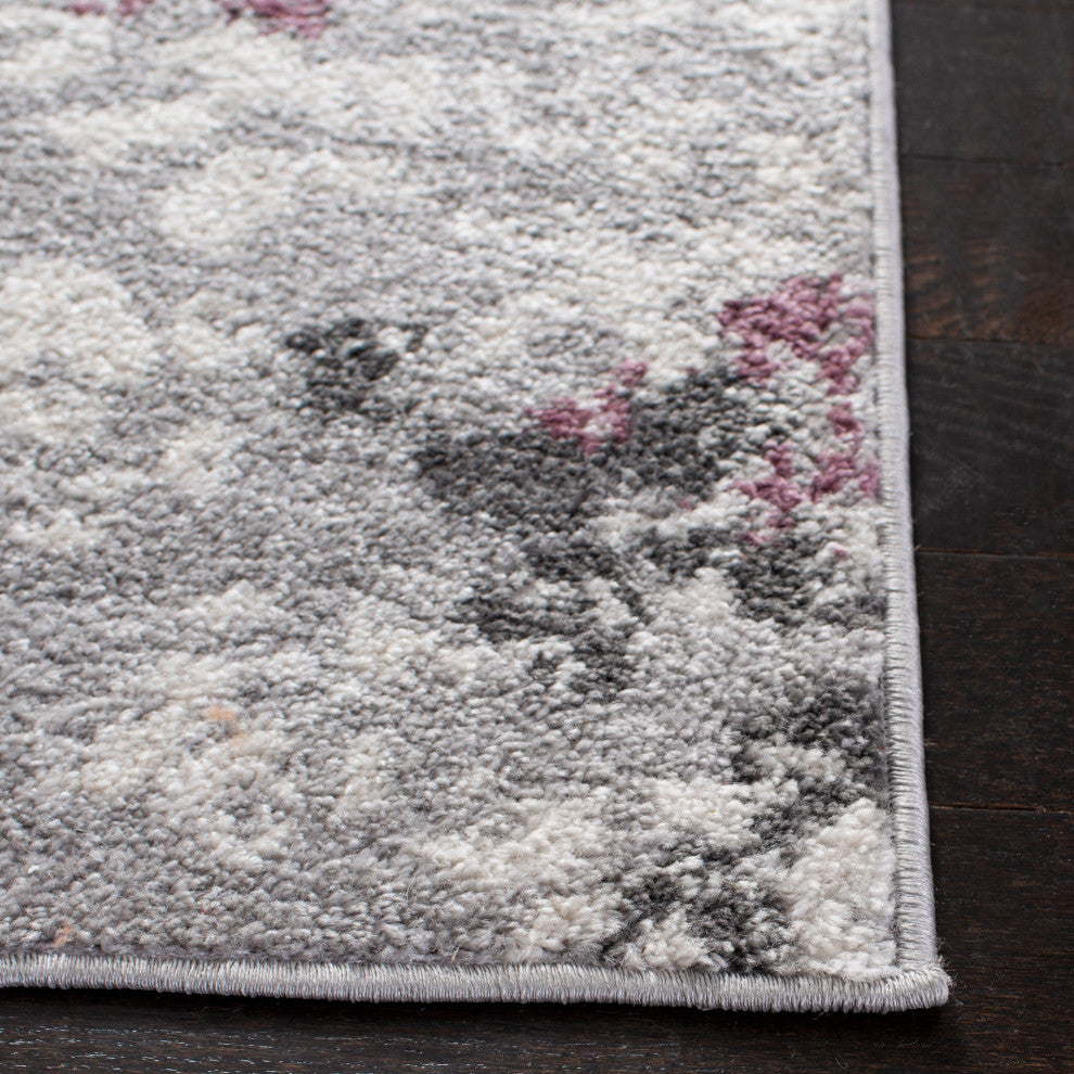 Safavieh Adirondack Collection, ADR115 Rug, Light Grey/Purple, 9'x12'