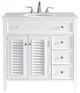 Elegant VF10436WH 36" Single Bathroom Vanity Set, White
